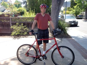 Tony and his touring bike