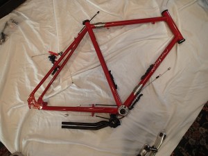 The base frame assembled.