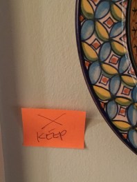 an item we plan to keep