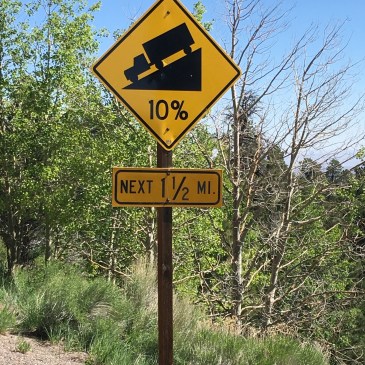 Steep climbs and descents