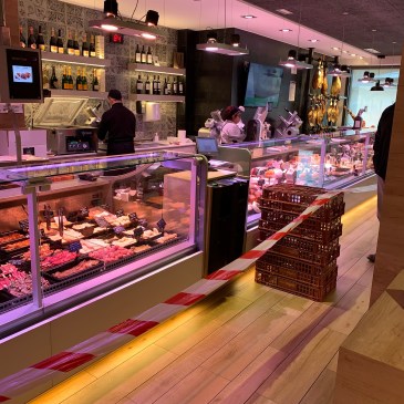 COVID-19 measures at the butcher